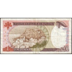 Tunisie - Pick 74 - 1 dinar - Série B/8 - 15/10/1980 - Etat : TB+