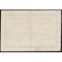 02 - Croix-Fonsomme - Commune - 1 franc - 04/05/1915 - Etat : TTB+