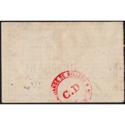 02 - Croix-Fonsomme - Commune - 1 franc - 04/05/1915 - Etat : TTB
