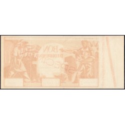 Algérie - Bon d'équipement - 10'000 francs - 01/03/1947 - Spécimen - Etat : SUP