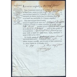 Haute-Loire - Saint-Germain - 1er empire - 1814 - 80 livres de froment - Etat : TB+