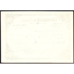 03 - Moulins - Lycée de Moulins - Carte de classement - 14/01/1883 - Etat : SPL+