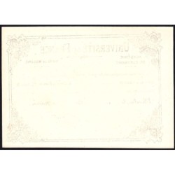 03 - Moulins - Lycée de Moulins - Carte de classement - 04/03/1883 - Etat : SPL+