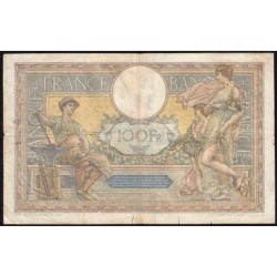 F 24-03 - 28/04/1925 - 100 francs - Merson grands cartouches - Série S.12181 - Etat : TB-