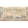 F 24-06 - 09/06/1927 - 100 francs - Merson grands cartouches - Série Z.18077 - Etat : TB+