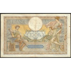 F 24-07 - 10/05/1928 - 100 francs - Merson grands cartouches - Série T.21421 - Etat : TB+