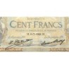 F 24-07 - 09/07/1928 - 100 francs - Merson grands cartouches - Série W.22016 - Remplacem. - Etat : TTB-