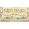 F 24-07 - 03/10/1928 - 100 francs - Merson grands cartouches - Série Q.22877 - Etat : TB