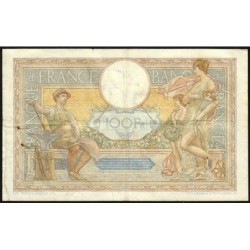 F 24-11 - 15/07/1932 - 100 francs - Merson grands cartouches - Série U.35893 - Etat : TB+