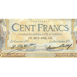 F 24-11 - 28/07/1932 - 100 francs - Merson grands cartouches - Série A.36140 - Etat : TTB