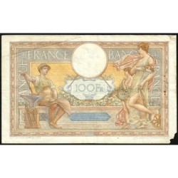 F 24-11 - 17/11/1932 - 100 francs - Merson grands cartouches - Série J.37856 - Etat : B+