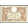 F 24-12 - 23/03/1933 - 100 francs - Merson grands cartouches - Série Q.39645 - Etat : TTB