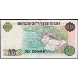 Tunisie - Pick 76 - 10 dinars - Série D/14 - 15/10/1980 - Etat : TTB
