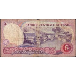 Tunisie - Pick 79 - 5 dinars - Série C/1 - 03/11/1983 - Etat : TB-