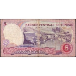 Tunisie - Pick 79 - 5 dinars - Série C/38 - 03/11/1983 - Etat : TB-