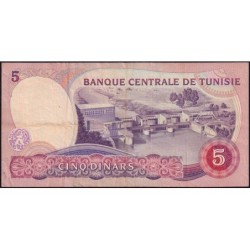 Tunisie - Pick 79 - 5 dinars - Série C/83 - 03/11/1983 - Etat : TTB