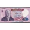 Tunisie - Pick 79 - 5 dinars - Série C/85 - 03/11/1983 - Etat : TTB+