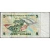 Tunisie - Pick 86 - 5 dinars - Série C/7 - 07/11/1993 - Commémoratif - Etat : TB