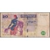 Tunisie - Pick 88 - 20 dinars - Série E/4 - 07/11/1992 - Commémoratif - Etat : TB-