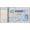 Tunisie - Pick 90 - 10 dinars - Série D/18 - 07/11/2005 - Etat : TB