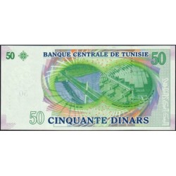 Tunisie - Pick 91a - 50 dinars - Série G/1 - 07/11/2008 - Etat : NEUF