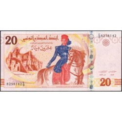 Tunisie - Pick 93b - 20 dinars - Série E/16 - 20/03/2011 - Etat : NEUF