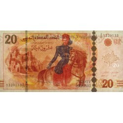 Tunisie - Pick 93b - 20 dinars - Série E/24 - 20/03/2011 - Etat : NEUF