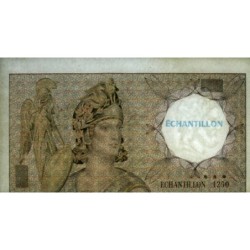 Athena à gauche - Format 50 francs QUENTIN DE LA TOUR - DIS-03-F-01 variété 2 - Etat : SPL