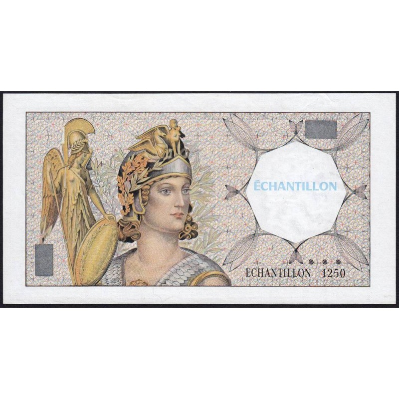 Athena à gauche - Format 100 francs DELACROIX - DIS-03-F-02 - Etat : TTB+