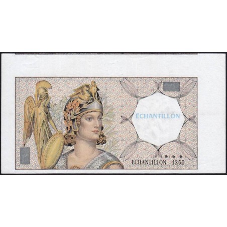 Athena à gauche - Format 200 francs MONTESQUIEU - DIS-03-F-03 variété 2 - Etat : SUP