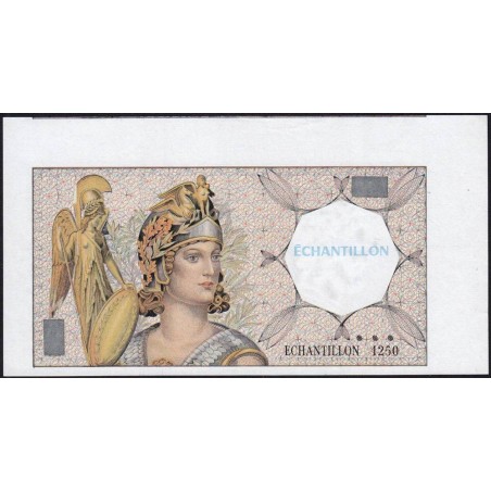 Athena à gauche - Format 200 francs MONTESQUIEU - DIS-03-F-03 variété 2 - Etat : SUP+