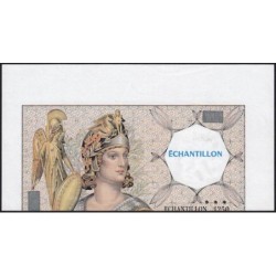 Athena à gauche - Format 200 francs MONTESQUIEU - DIS-03-F-03 variété 2 - Etat : TTB+