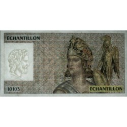 Athena à droite - Format 100 francs DELACROIX - DIS-04-A-03 - Etat : TTB+