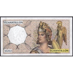 Athena à droite - Format 200 francs MONTESQUIEU - DIS-04-A-04 - Etat : TTB+