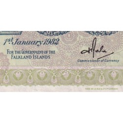 Falkland (îles) - Pick 8d - 1 pound - Série F - 01/01/1982 - Etat : SUP+