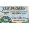 Falkland (îles) - Pick 18 - 10 pounds - Série B - 01/01/2011 - Etat : NEUF