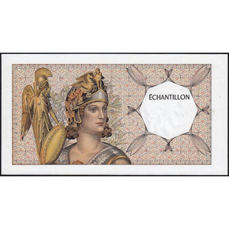 Athena à gauche - Format 100 francs DELACROIX - DIS-03-A-02 - Etat : SPL+