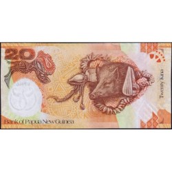 Papouasie Nouvelle-Guinée - Pick 36a - 20 kina - Sans série - 2008 - Commémoratif - Etat : pr.NEUF