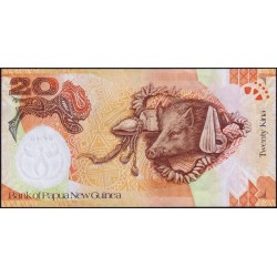 Papouasie Nouvelle-Guinée - Pick 36a - 20 kina - Sans série - 2008 - Commémoratif - Etat : pr.NEUF