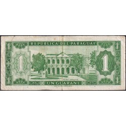 Paraguay - Pick 193b - 1 guarani - Série A - 25/03/1952 (1963) - Etat : TB