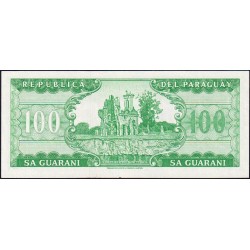 Paraguay - Pick 205_2 - 100 guaranies - Série A - 25/03/1952 (1985) - Etat : NEUF