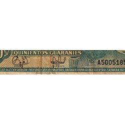 Paraguay - Pick 212_2 - 500 guaranies - Série A - 25/03/1952 (1997) - Etat : TB-