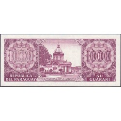 Paraguay - Pick 221 - 1'000 guaranies - Série B - 2002 - Commémoratif - Etat : NEUF