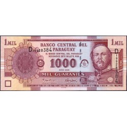 Paraguay - Pick 222b - 1'000 guaranies - Série C - 2005 - Etat : NEUF