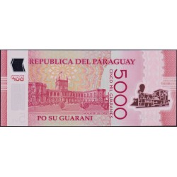 Paraguay - Pick 234a - 5'000 guaranies - Série G - 2011 - Polymère - Etat : NEUF