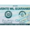 Paraguay - Pick 238a - 20'000 guaranies - Série F - 2015 - Etat : pr.NEUF