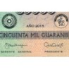 Paraguay - Pick 239a - 50'000 guaranies - Série H - 2015 - Etat : pr.NEUF