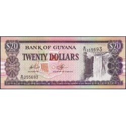 Guyana - Pick 30e_1 - 20 dollars - Série B/79 - 2006 - Etat : NEUF