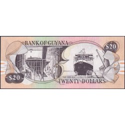 Guyana - Pick 30e_1 - 20 dollars - Série B/82 - 2006 - Etat : NEUF