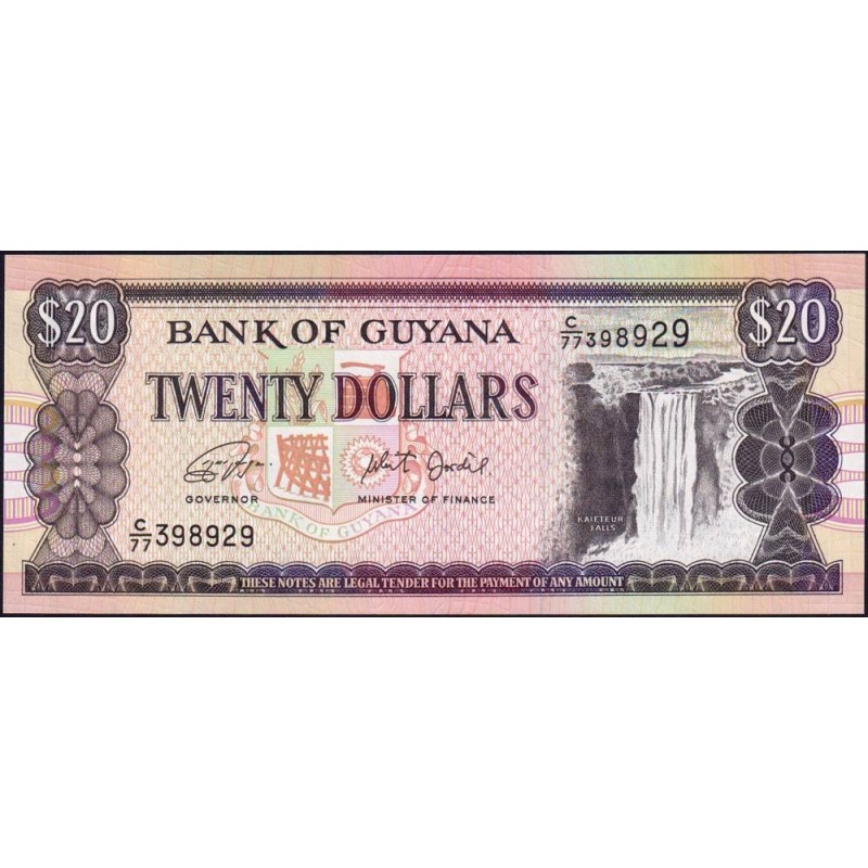 Guyana - Pick 30g - 20 dollars - Série C/77 - 2018 - Etat : NEUF